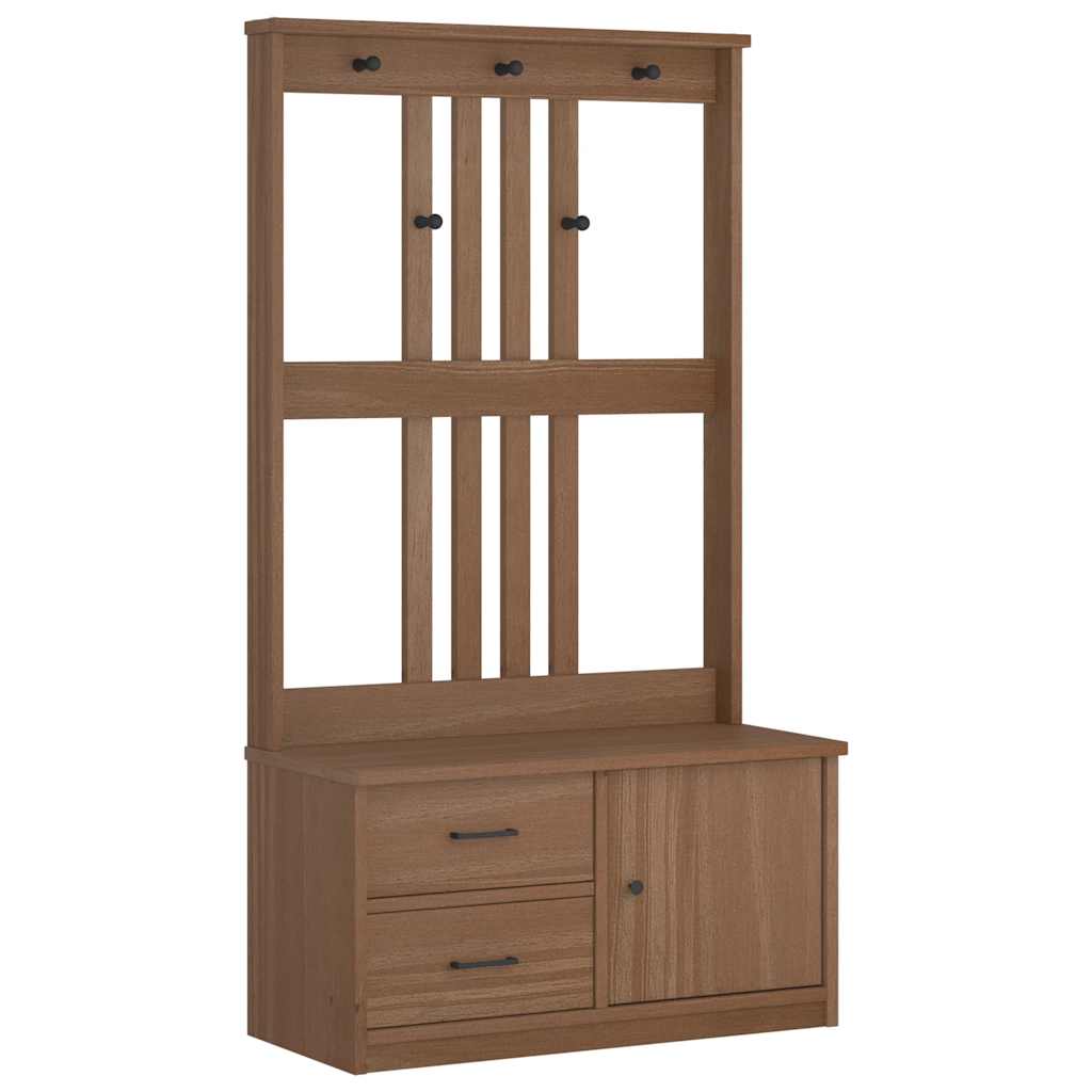 vidaXL Arborele „SANDNES” 87x40x159,5 cm din lemn masiv de pin vidaXL Arborele „SANDNES” 87x40x159,5 cm din lemn masiv de pin