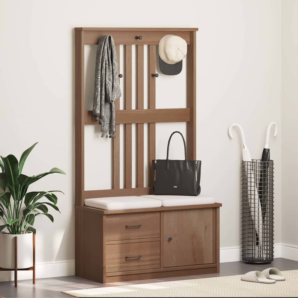 vidaXL Arborele „SANDNES” 87x40x159,5 cm din lemn masiv de pin vidaXL Arborele „SANDNES” 87x40x159,5 cm din lemn masiv de pin