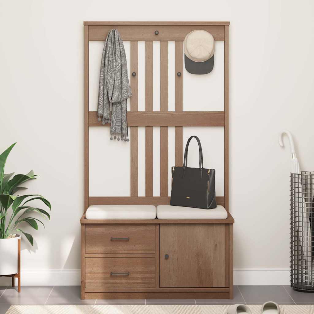 vidaXL Arborele „SANDNES” 87x40x159,5 cm din lemn masiv de pin vidaXL Arborele „SANDNES” 87x40x159,5 cm din lemn masiv de pin