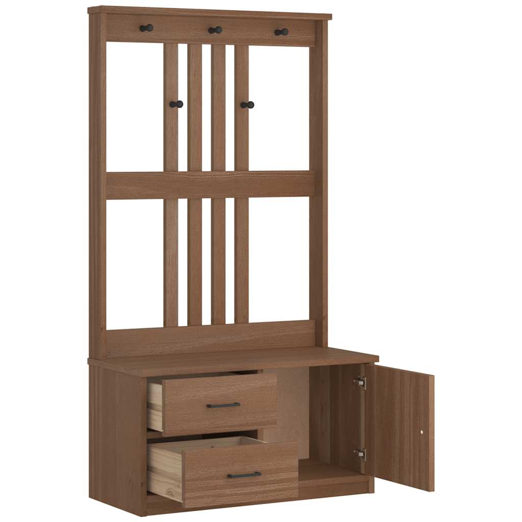 vidaXL Arborele „SANDNES” 87x40x159,5 cm din lemn masiv de pin vidaXL Arborele „SANDNES” 87x40x159,5 cm din lemn masiv de pin