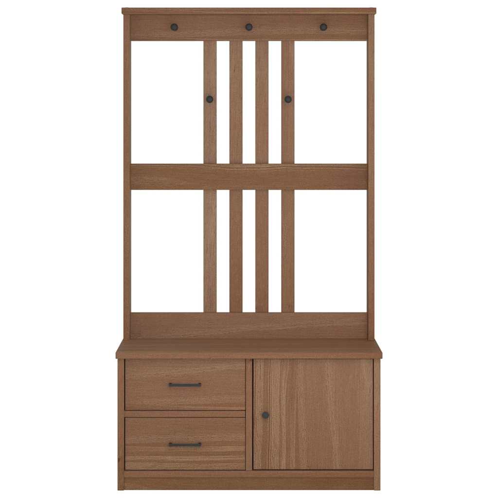 vidaXL Arborele „SANDNES” 87x40x159,5 cm din lemn masiv de pin vidaXL Arborele „SANDNES” 87x40x159,5 cm din lemn masiv de pin
