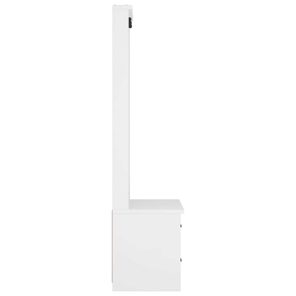 vidaXL Arborele „SANDNES” alb 87x40x159,5 cm lemn masiv de pin vidaXL Arborele „SANDNES” alb 87x40x159,5 cm lemn masiv de pin