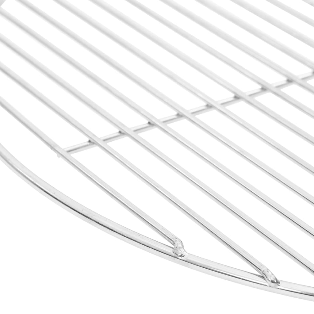 vidaXL Grill pentru grătar rotund, Ø47 cm, oțel inoxidabil 304 vidaXL Grill pentru grătar rotund, Ø47 cm, oțel inoxidabil 304