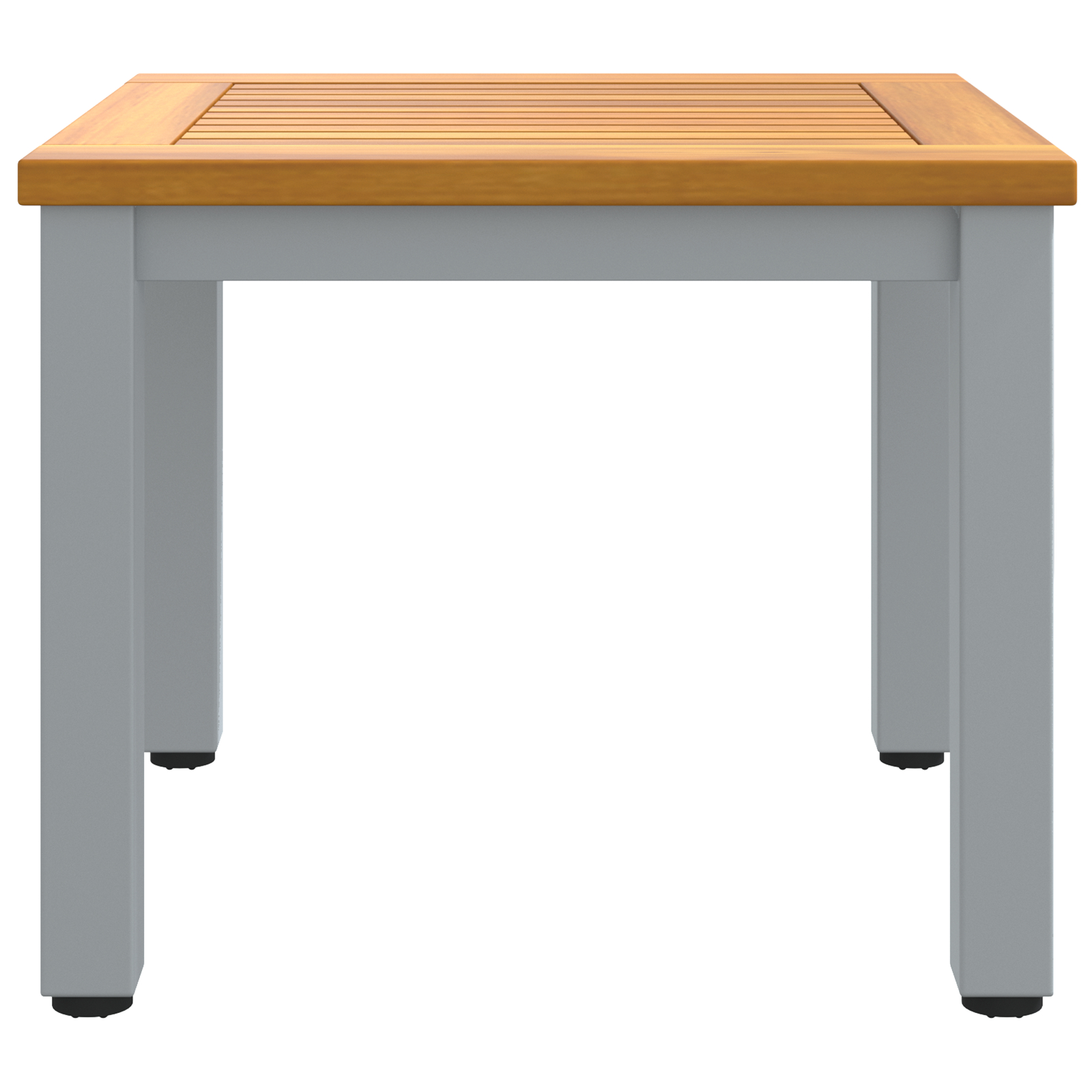 vidaXL Masă laterală de grădină 45x45x38 cm Lemn solid de acacia