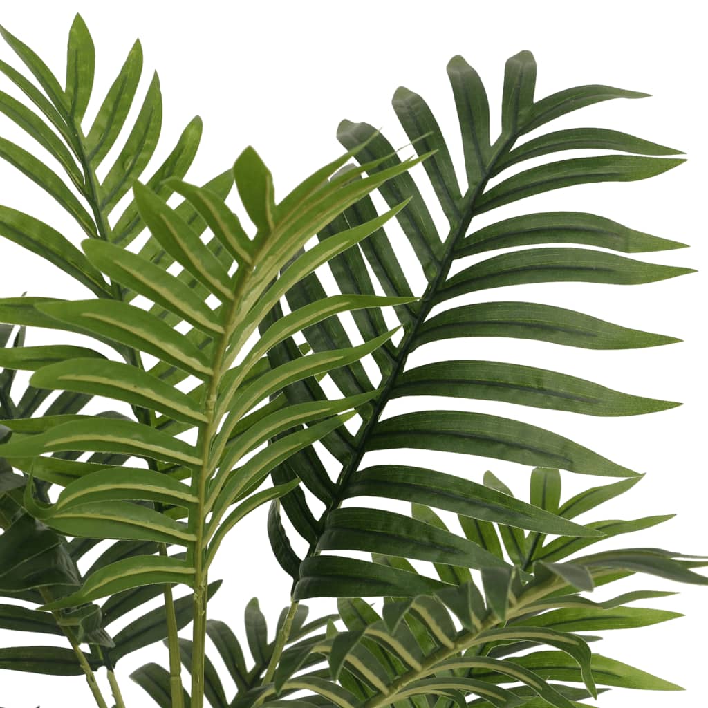 vidaXL Palmier artificial cu 3 trunchiuri, verde, 85 cm, PP vidaXL Palmier artificial cu 3 trunchiuri, verde, 85 cm, PP
