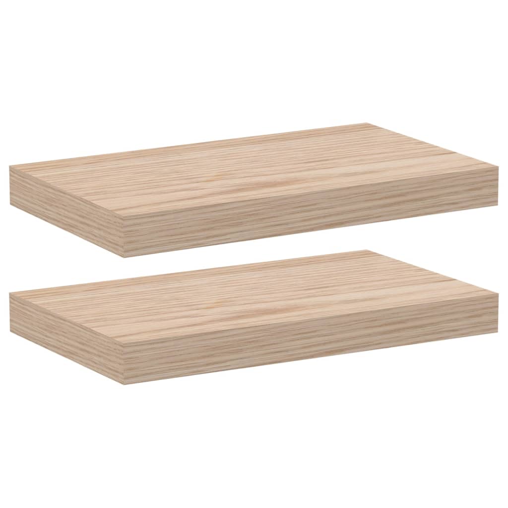 vidaXL Rafturi plutitoare, 2 buc., 40x23,5x4 cm, lemn prelucrat