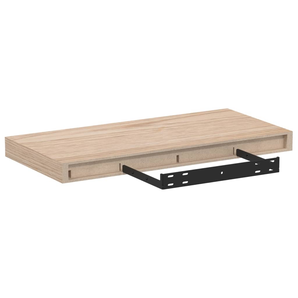 vidaXL Rafturi plutitoare, 4 buc., 50x23,5x4 cm, lemn prelucrat