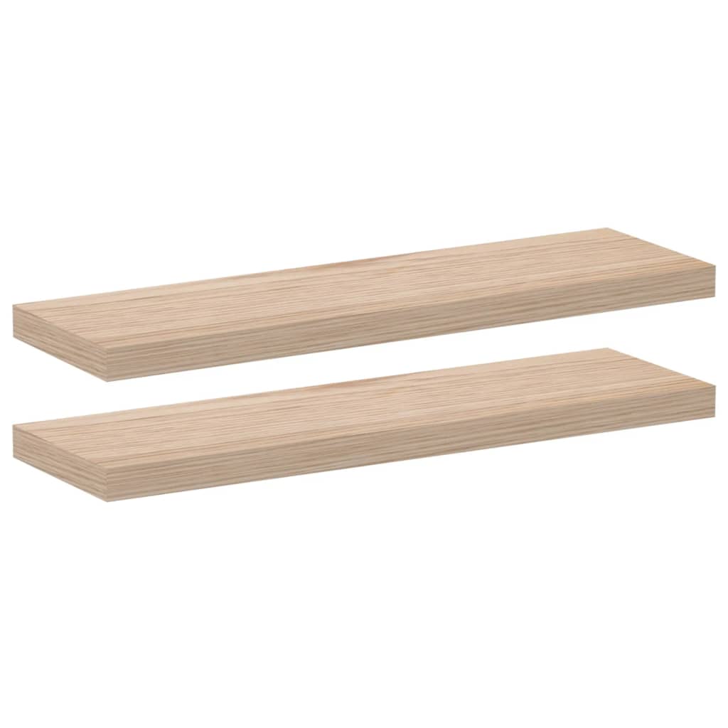 vidaXL Rafturi plutitoare, 2 buc., 80x23,5x4 cm, lemn prelucrat