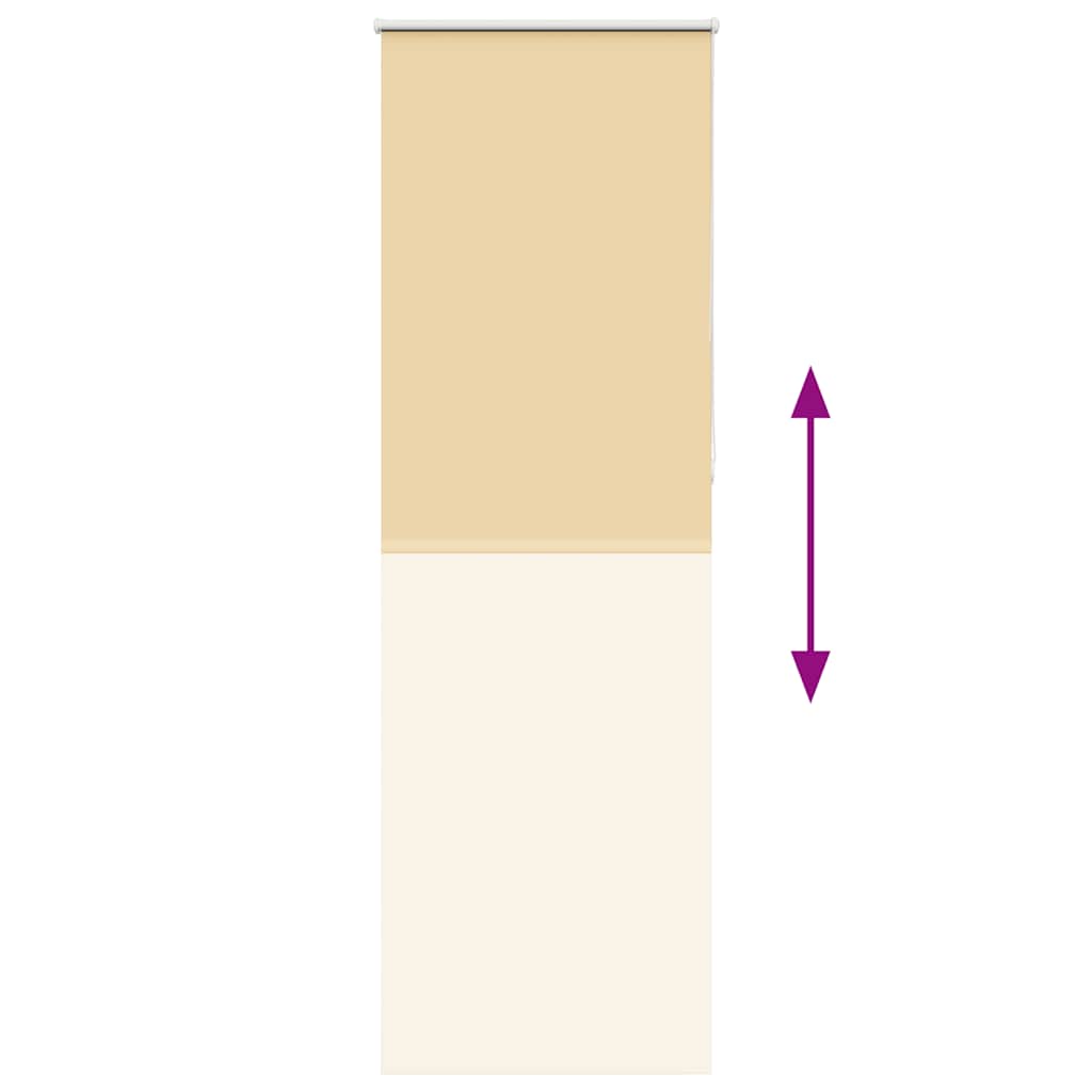 vidaXL Jaluzea cu role opace bej 80x210 cm lățime material 75,7 cm