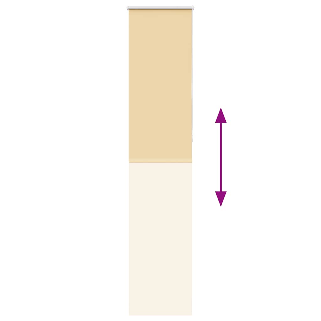 vidaXL Jaluzea cu role opace bej 50x230 cm lățime material 45,7 cm