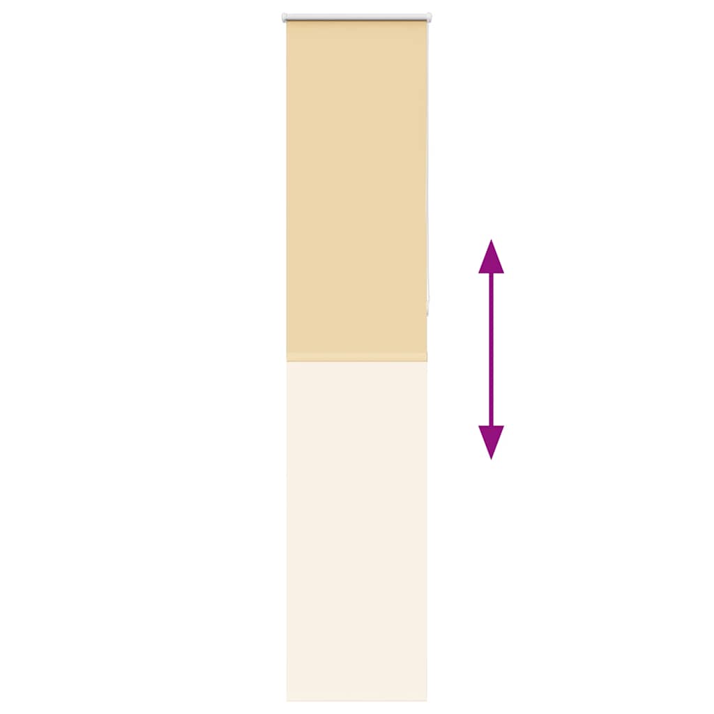 vidaXL Jaluzea cu role opace bej 55x230 cm lățime material 50,7 cm