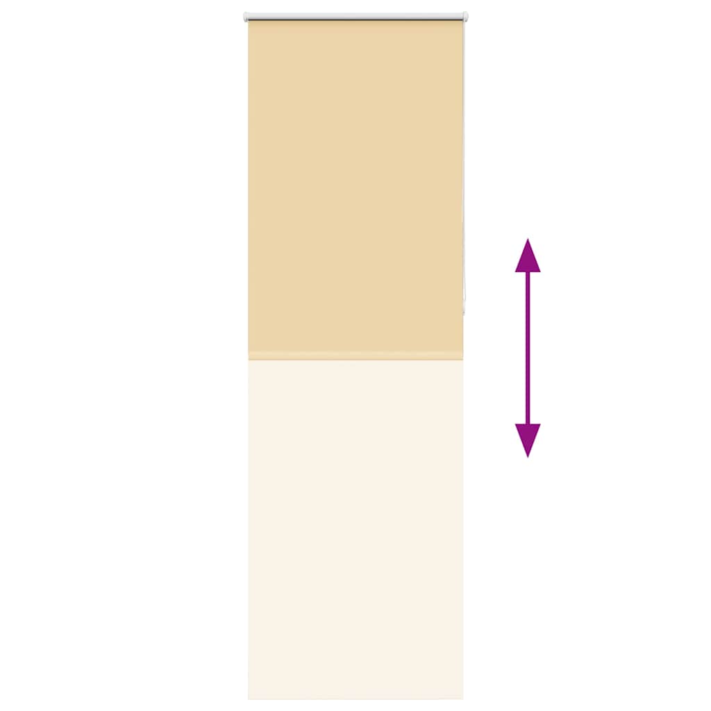 vidaXL Jaluzea cu role opace bej 70x230 cm lățime material 65,7 cm