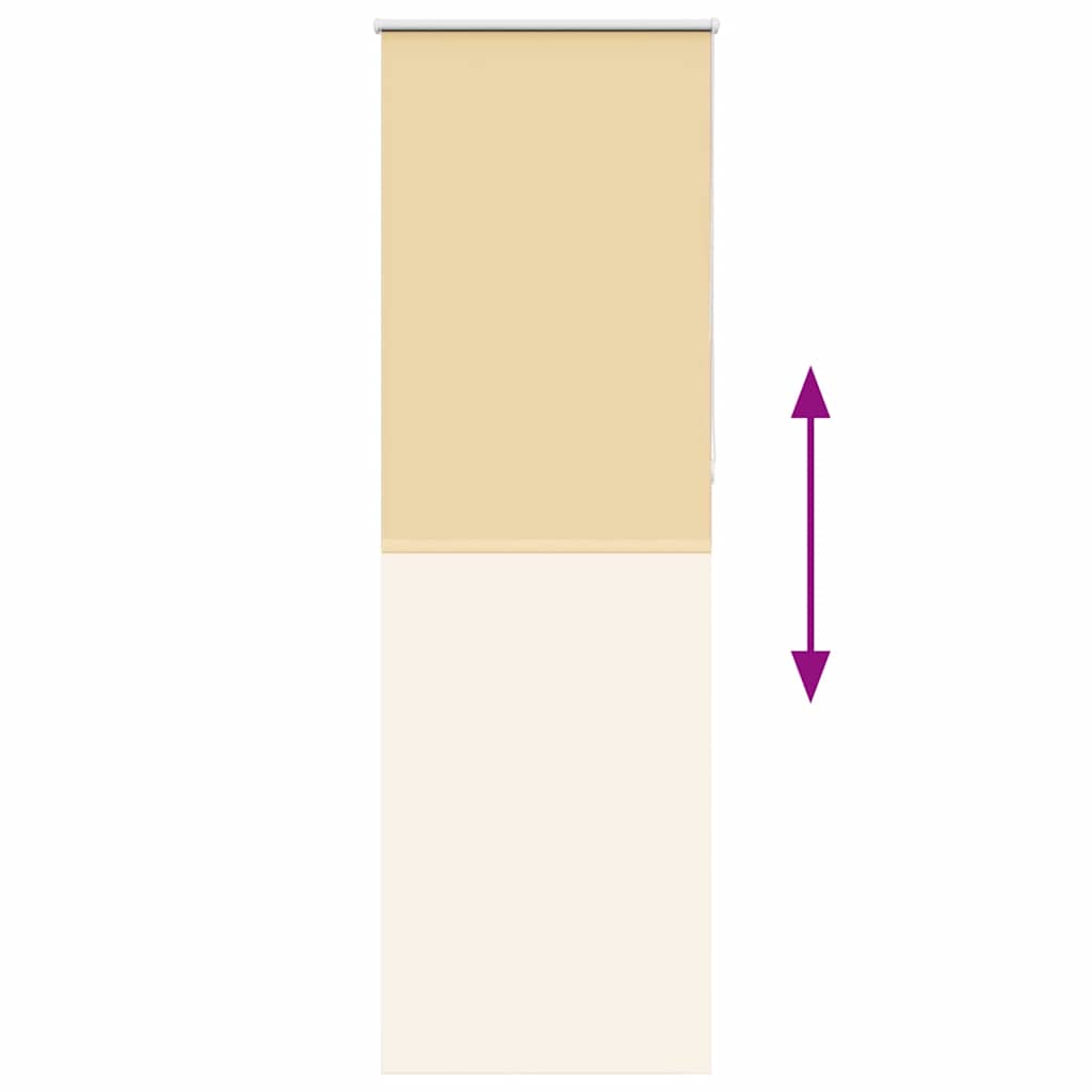 vidaXL Jaluzea cu role opace bej 85x230 cm lățime material 80,7 cm