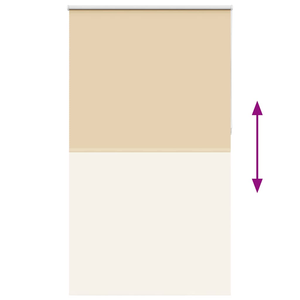 vidaXL Jaluzea cu role opace bej 125x230 cm lățime material 121,6 cm