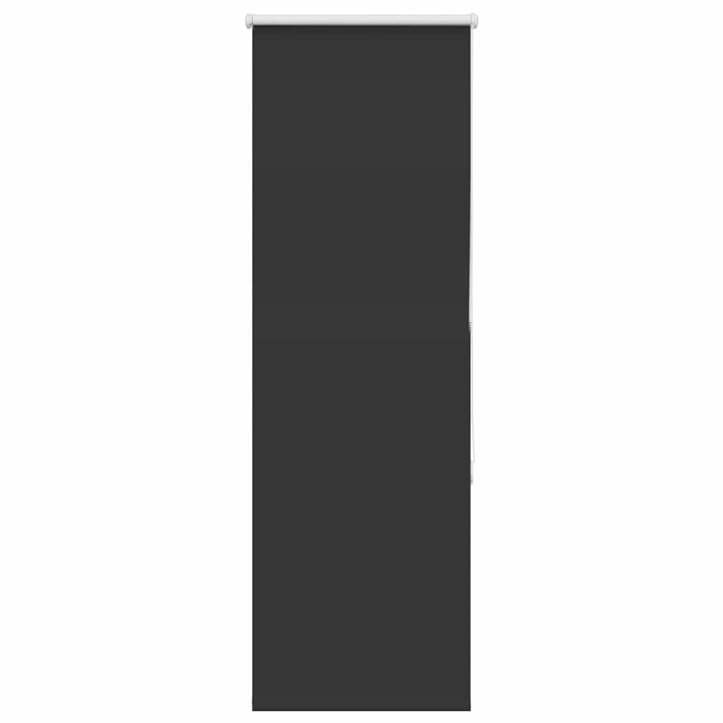 vidaXL Jaluzea cu role opace negru 45x130 cm lățime material 40,7 cm