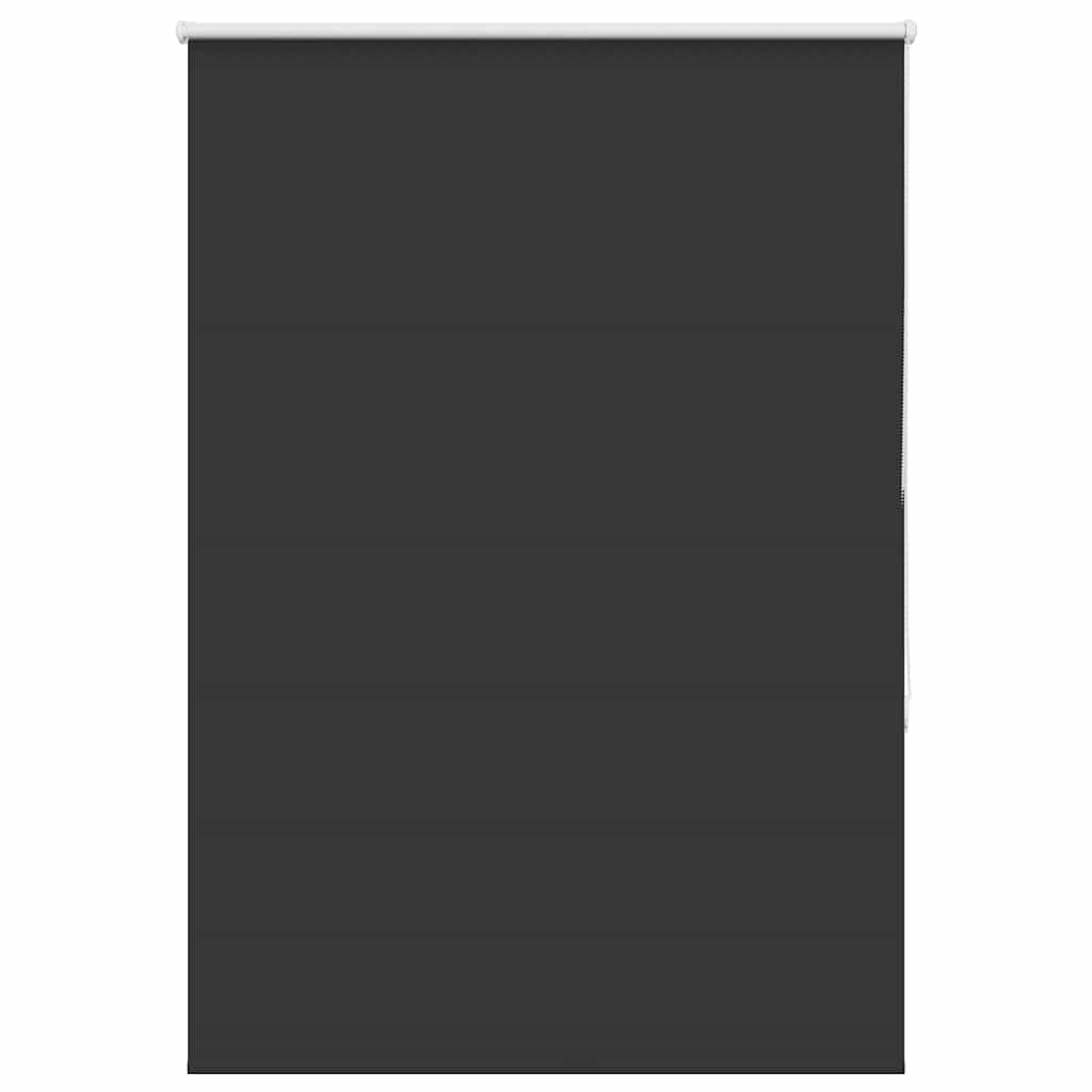 vidaXL Jaluzea cu role opace negru 115x130 cm Lățime material 110,7 cm