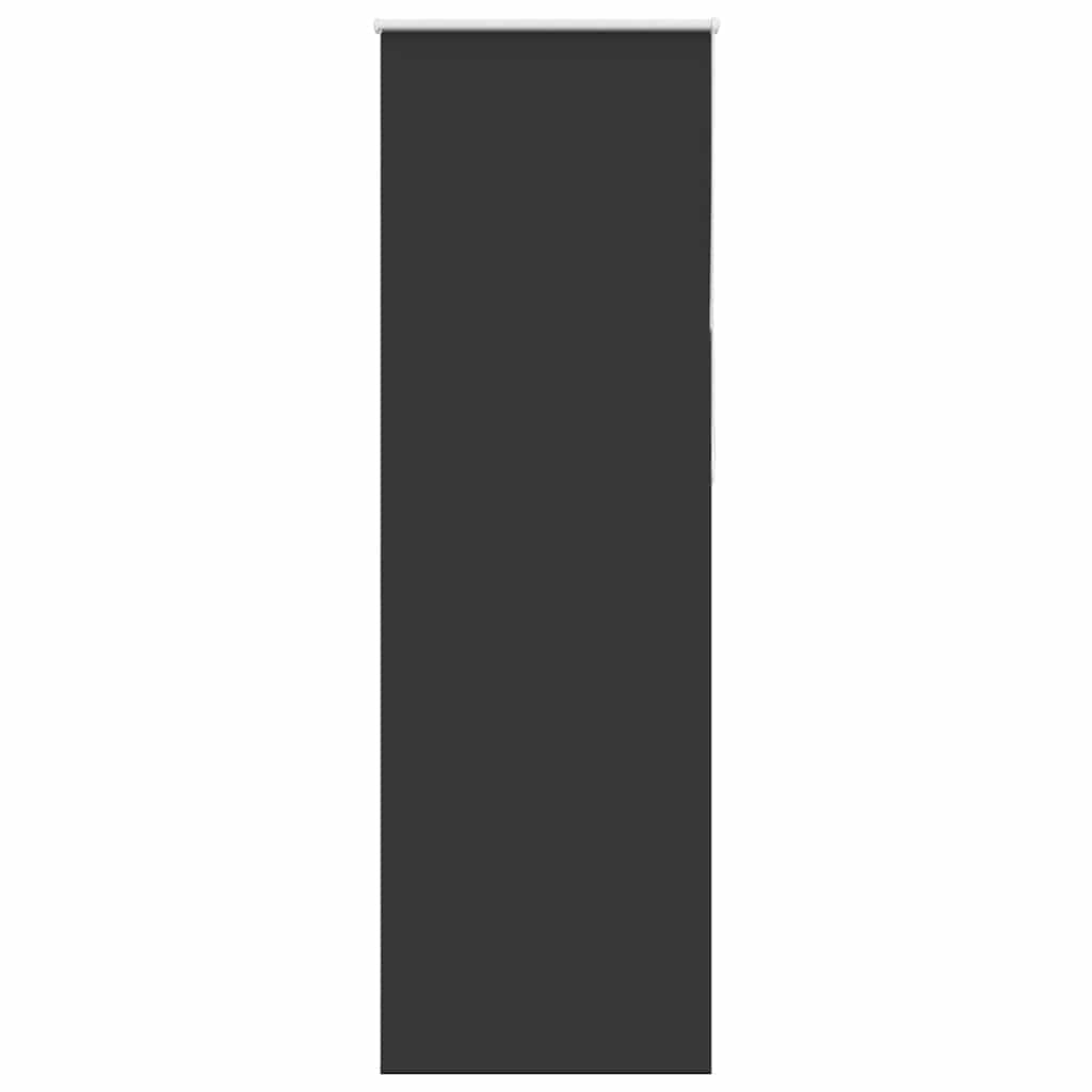 vidaXL Jaluzea cu role opace negru 75x230 cm lățime material 70,7 cm