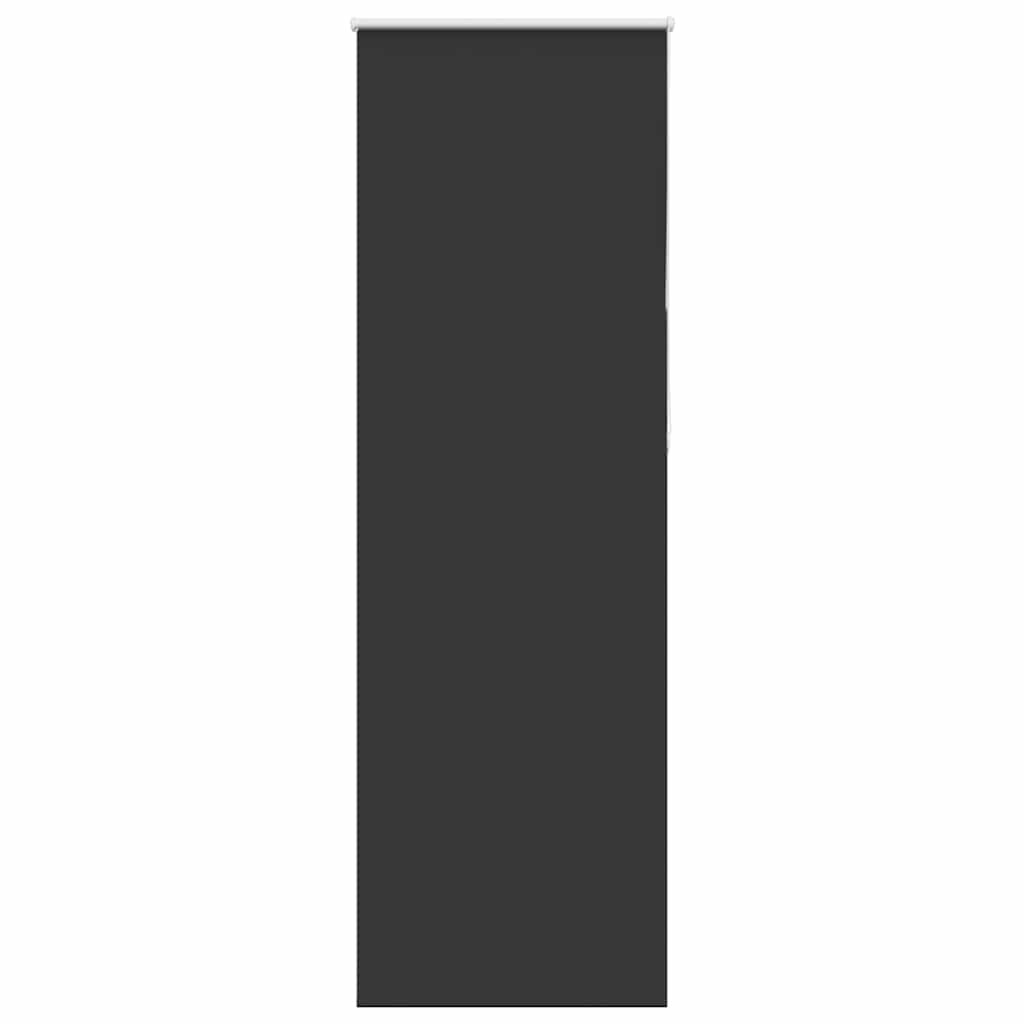 vidaXL Jaluzea cu role opace negru 80x230 cm lățime material 75,7 cm vidaXL Jaluzea cu role opace negru 80x230 cm lățime material 75,7 cm