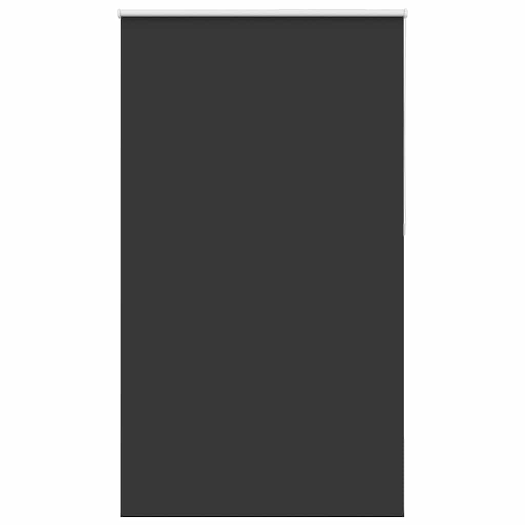 vidaXL Jaluzea cu role opace negru 130x230 cm lățime material 126,6 cm
