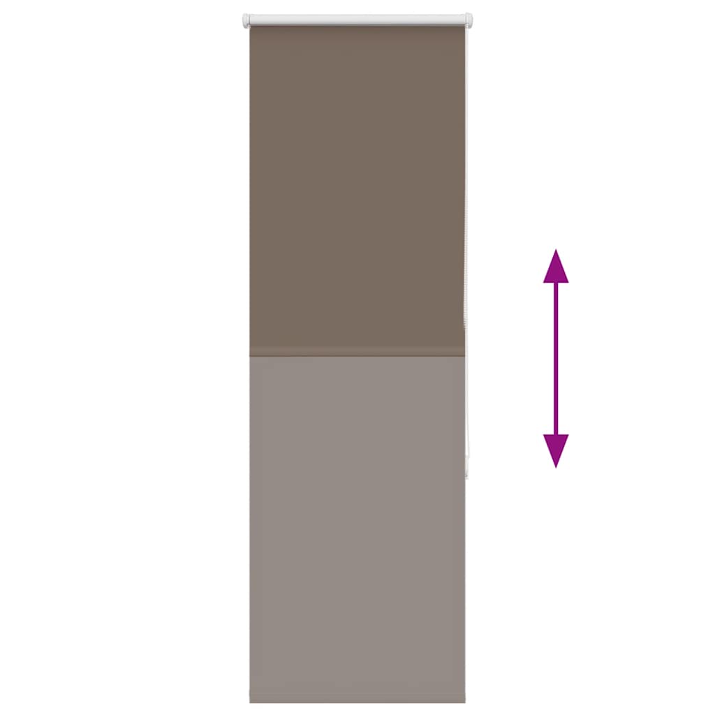 vidaXL Jaluzea cu role opace cafea 55x130 cm lățime țesătură 50,7 cm