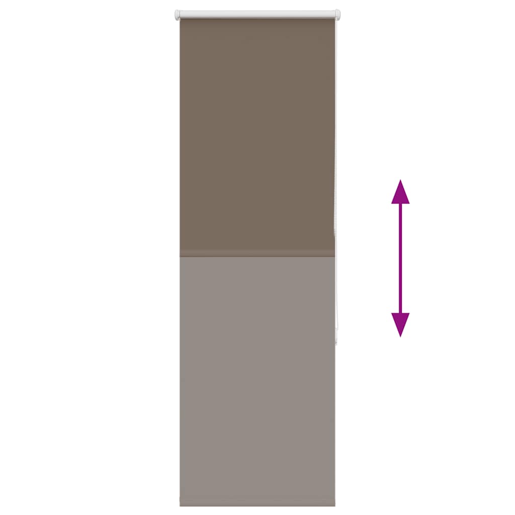 vidaXL Jaluzea cu role opace cafea 60x130 cm lățime țesătură 55,7 cm