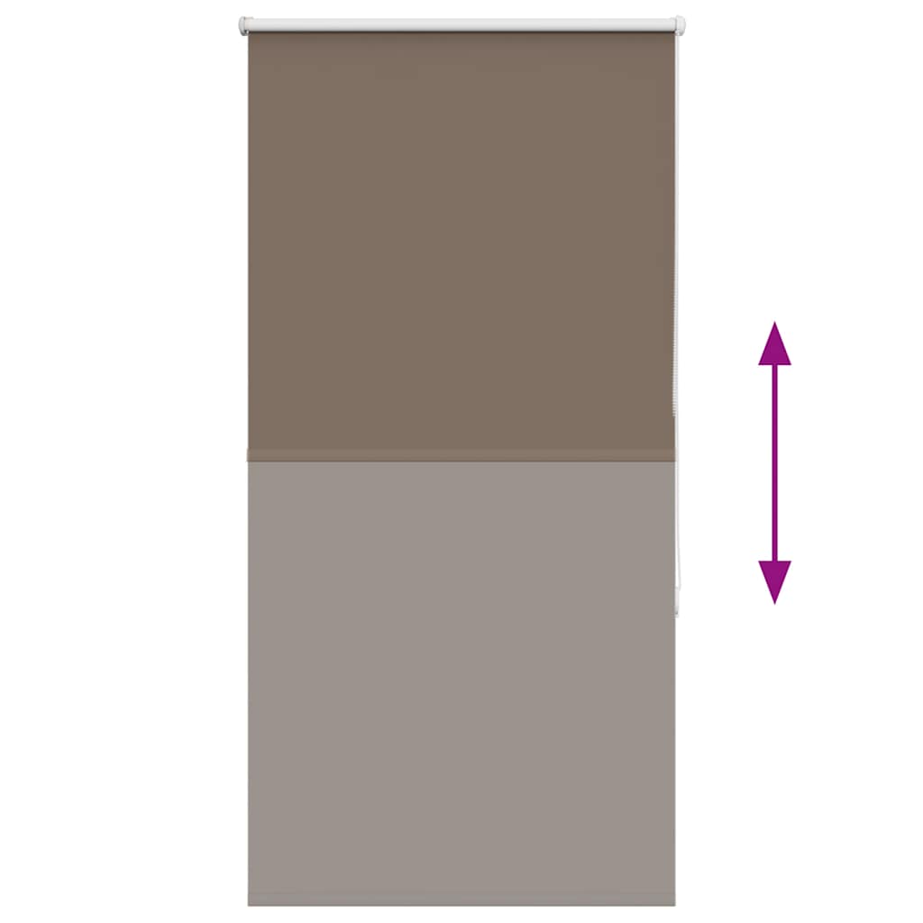 vidaXL Jaluzea cu role opace cafea 65x130 cm lățime material 60,7 cm vidaXL Jaluzea cu role opace cafea 65x130 cm lățime material 60,7 cm