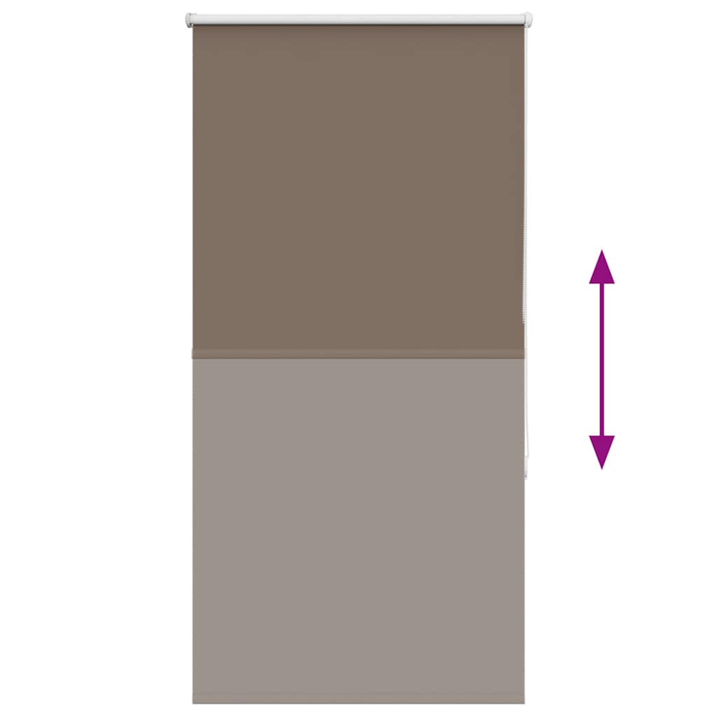 vidaXL Jaluzea cu role opace cafea 80x150 cm lățime țesătură 75,7 cm vidaXL Jaluzea cu role opace cafea 80x150 cm lățime țesătură 75,7 cm