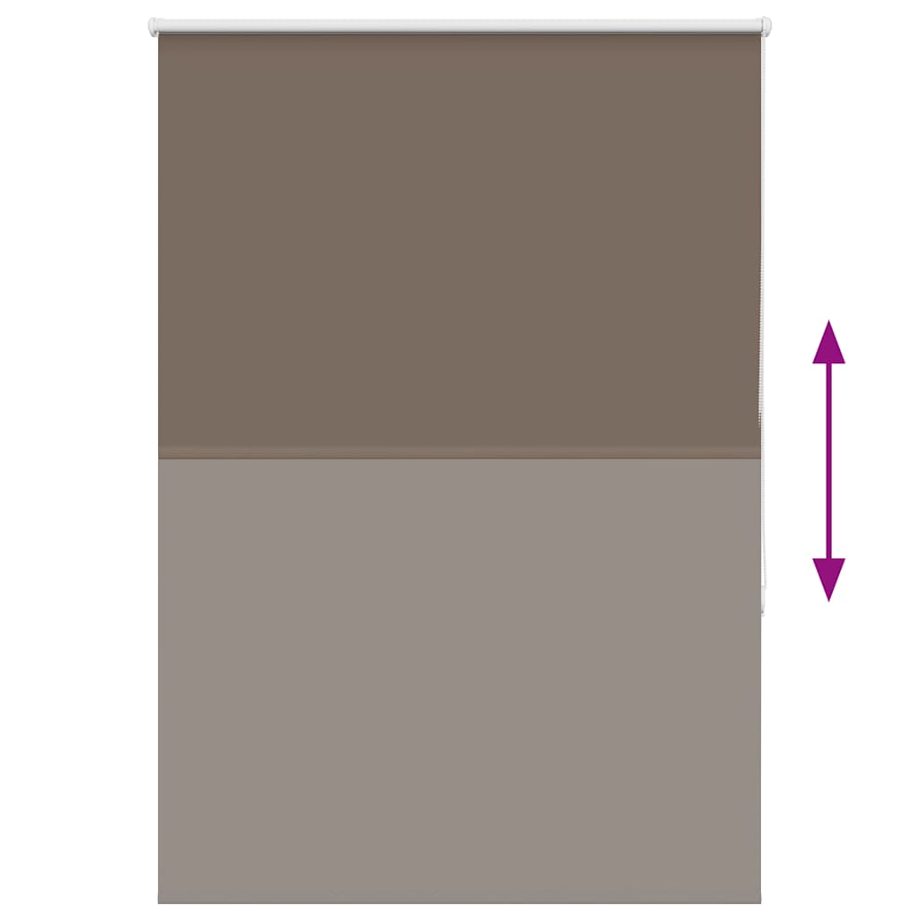 vidaXL Jaluzea cu role opace cafea 100x150 cm lățime țesătură 95,7 cm vidaXL Jaluzea cu role opace cafea 100x150 cm lățime țesătură 95,7 cm