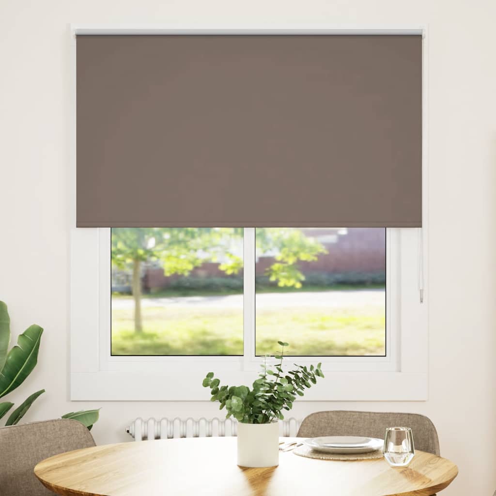 vidaXL Jaluzea cu role opace cafea 125x150 cm lățime material 121,6 cm vidaXL Jaluzea cu role opace cafea 125x150 cm lățime material 121,6 cm