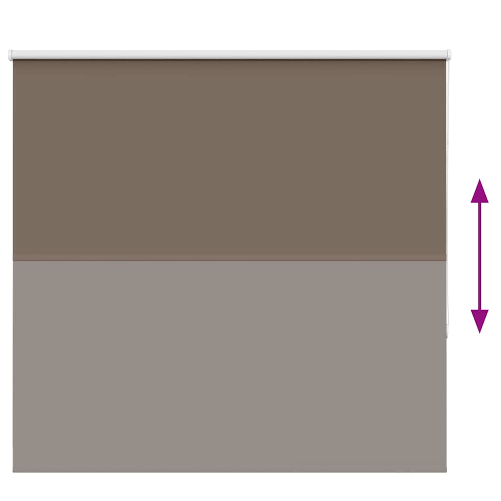 vidaXL Jaluzea cu role opace cafea 165x150 cm lățime material 161,6 cm