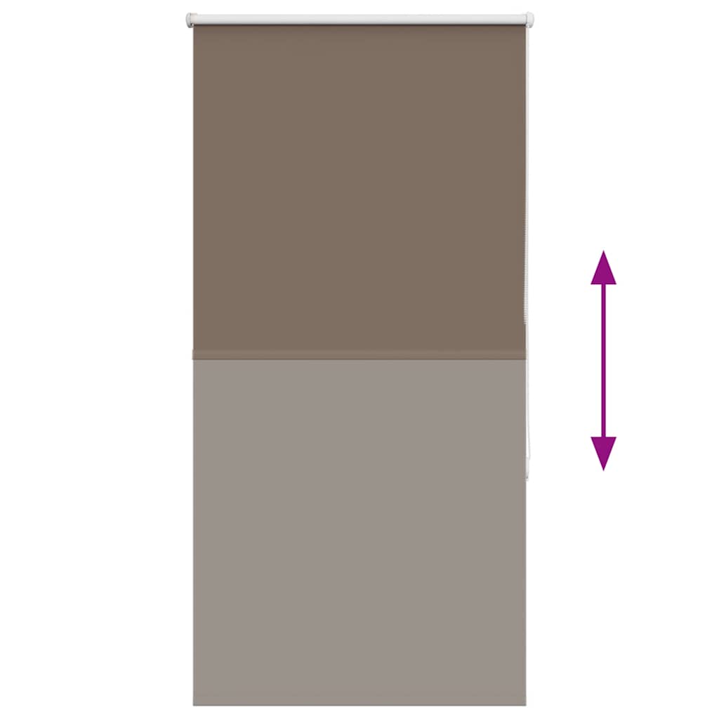 vidaXL Jaluzea cu role opace cafea 85x175 cm lățime țesătură 80,7 cm vidaXL Jaluzea cu role opace cafea 85x175 cm lățime țesătură 80,7 cm