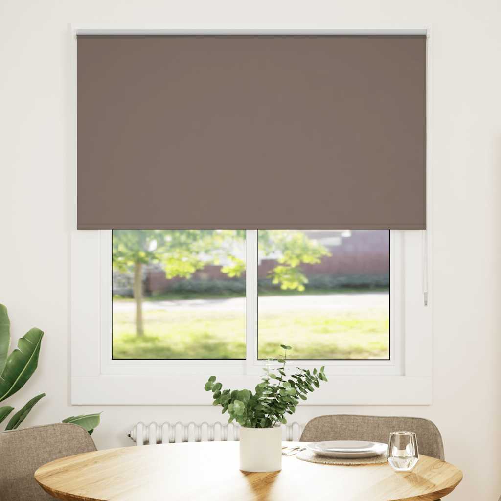 vidaXL Jaluzea cu role opace cafea 140x175 cm lățime material 136,6 cm vidaXL Jaluzea cu role opace cafea 140x175 cm lățime material 136,6 cm