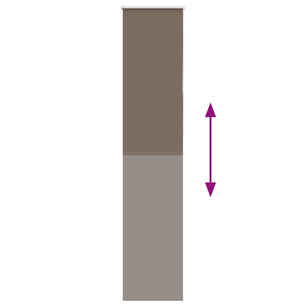 vidaXL Jaluzea cu role opace cafea 60x210 cm lățime țesătură 55,7 cm