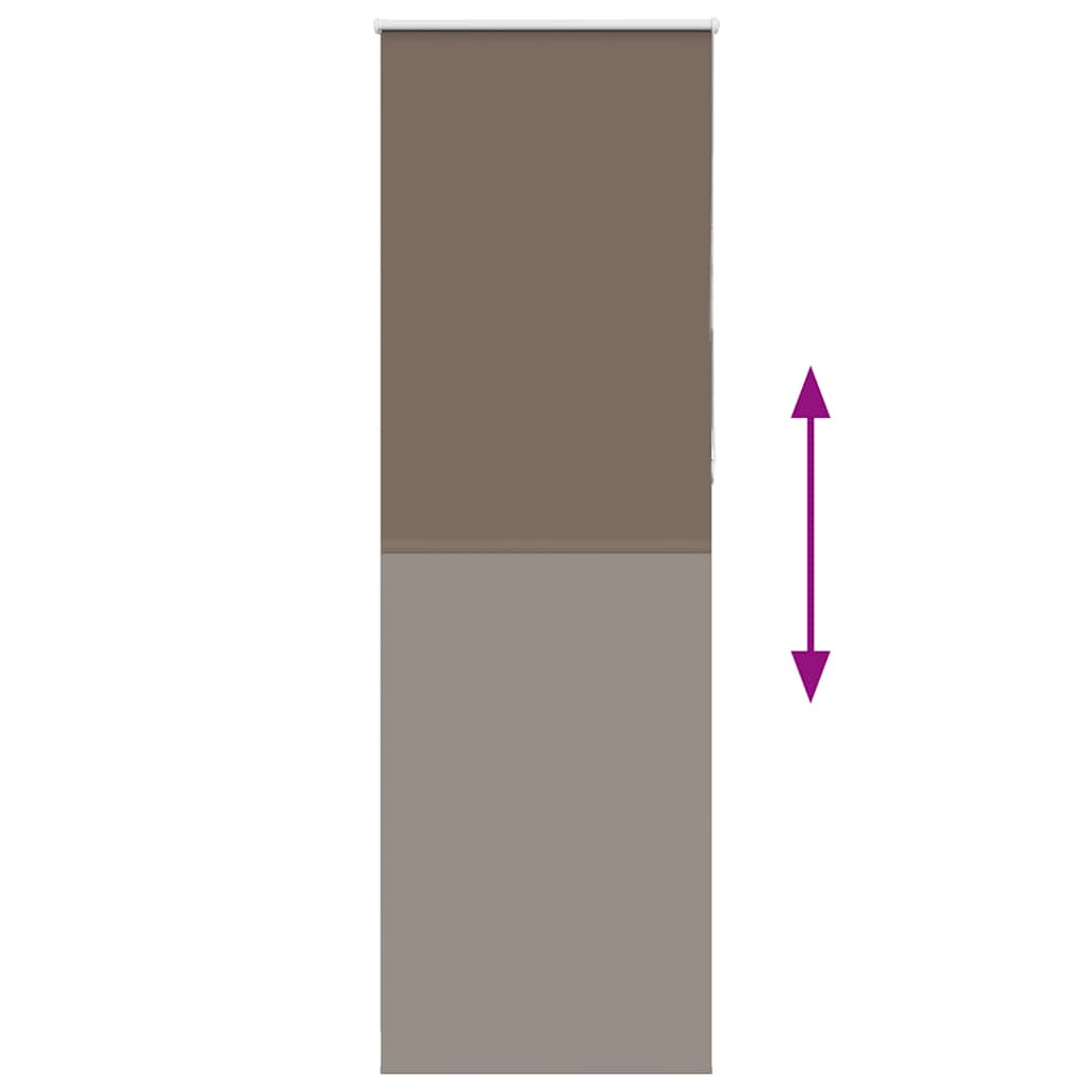 vidaXL Jaluzea cu role opace cafea 65x210 cm lățime material 60,7 cm