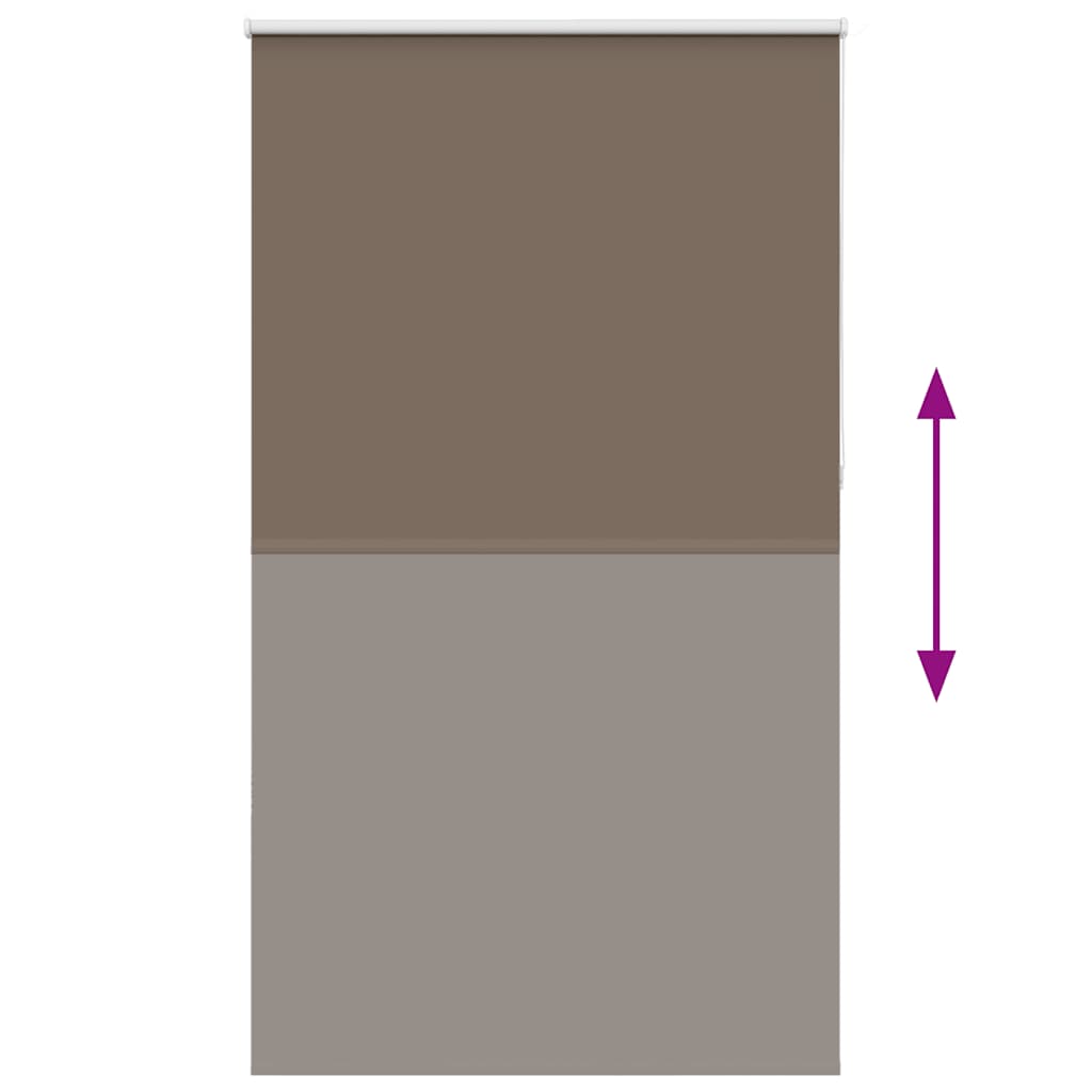 vidaXL Jaluzea cu role opace cafea 135x210 cm lățime țesătură 131,6 cm vidaXL Jaluzea cu role opace cafea 135x210 cm lățime țesătură 131,6 cm