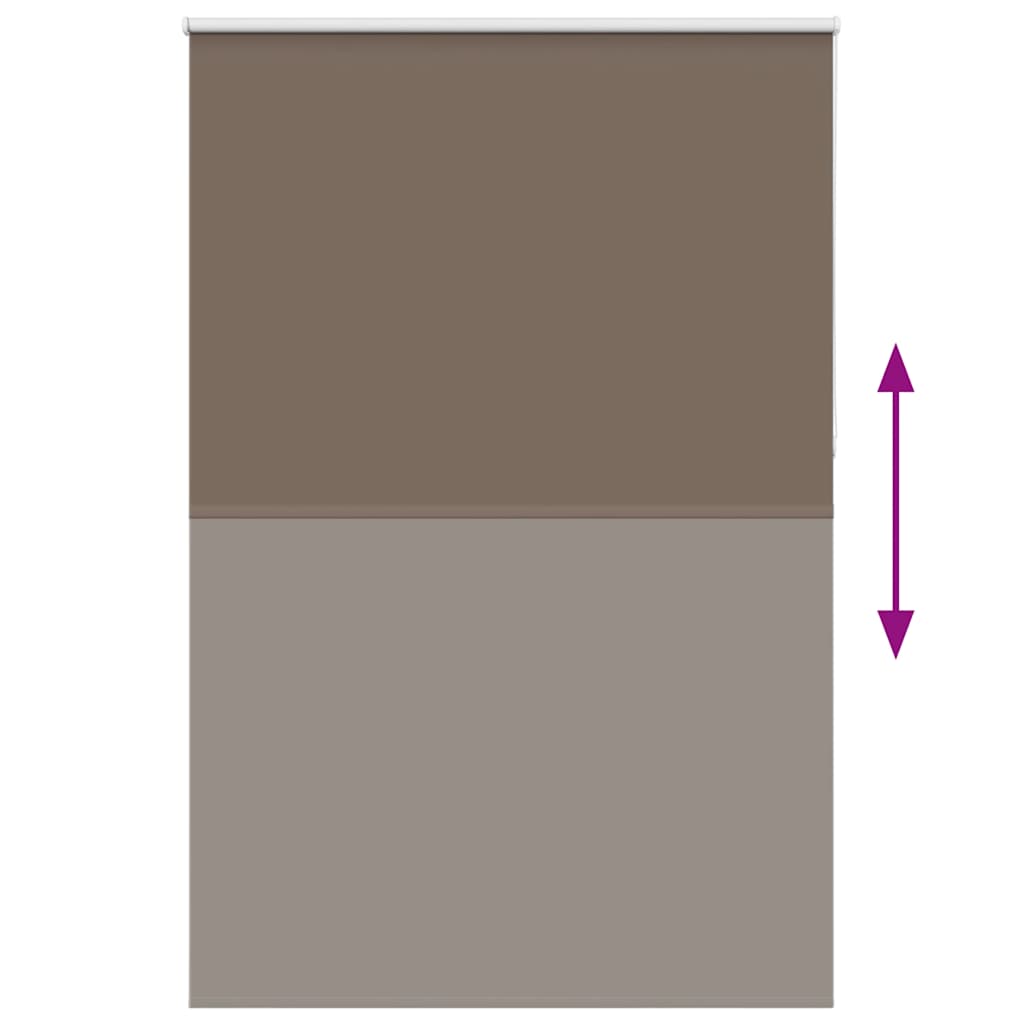 vidaXL Jaluzea cu role opace cafea 160x210 cm lățime material 156,6 cm