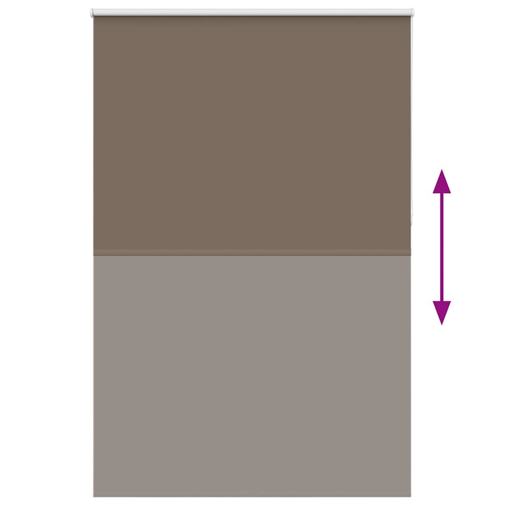 vidaXL Jaluzea cu role opace cafea 165x210 cm lățime material 161,6 cm