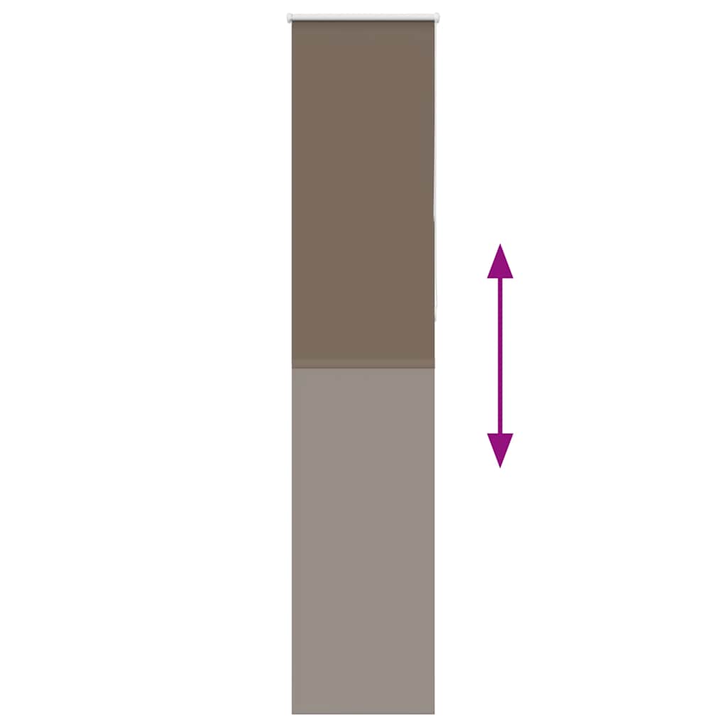 vidaXL Jaluzea cu role opace cafea 40x230 cm lățime material 35,7 cm