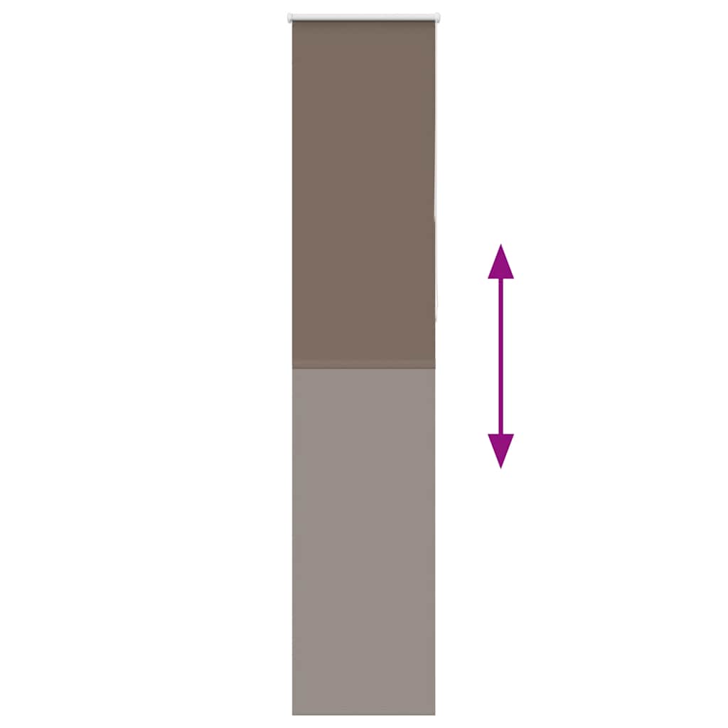 vidaXL Jaluzea cu role opace cafea 50x230 cm lățime țesătură 45,7 cm