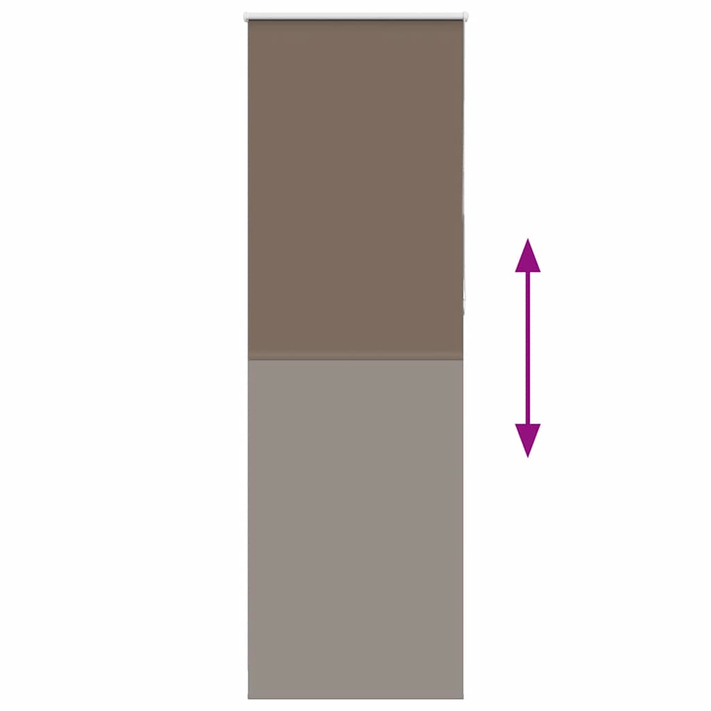 vidaXL Jaluzea cu role opace cafea 70x230 cm lățime material 65,7 cm