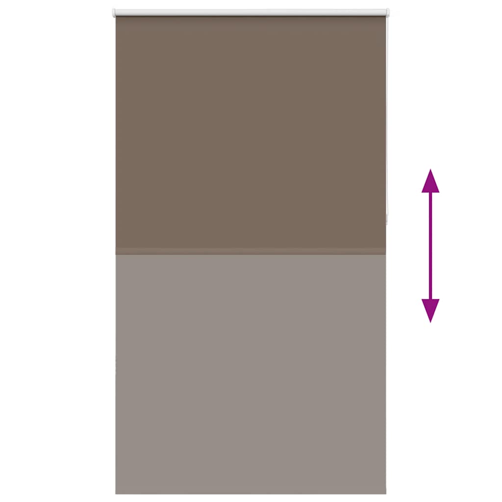 vidaXL Jaluzea cu role opace cafea 120x230 cm lățime țesătură 116,6 cm