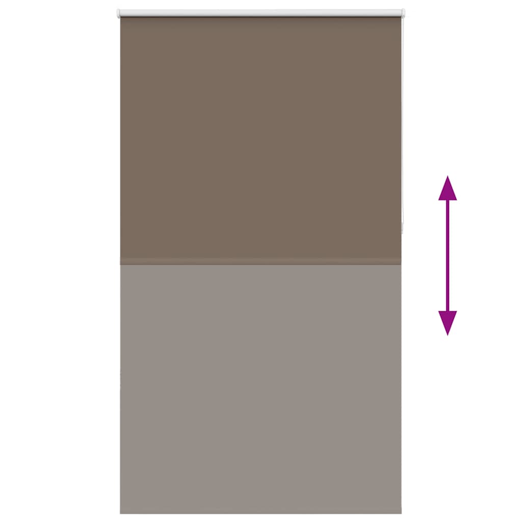 vidaXL Jaluzea cu role opace cafea 125x230 cm lățime material 121,6 cm