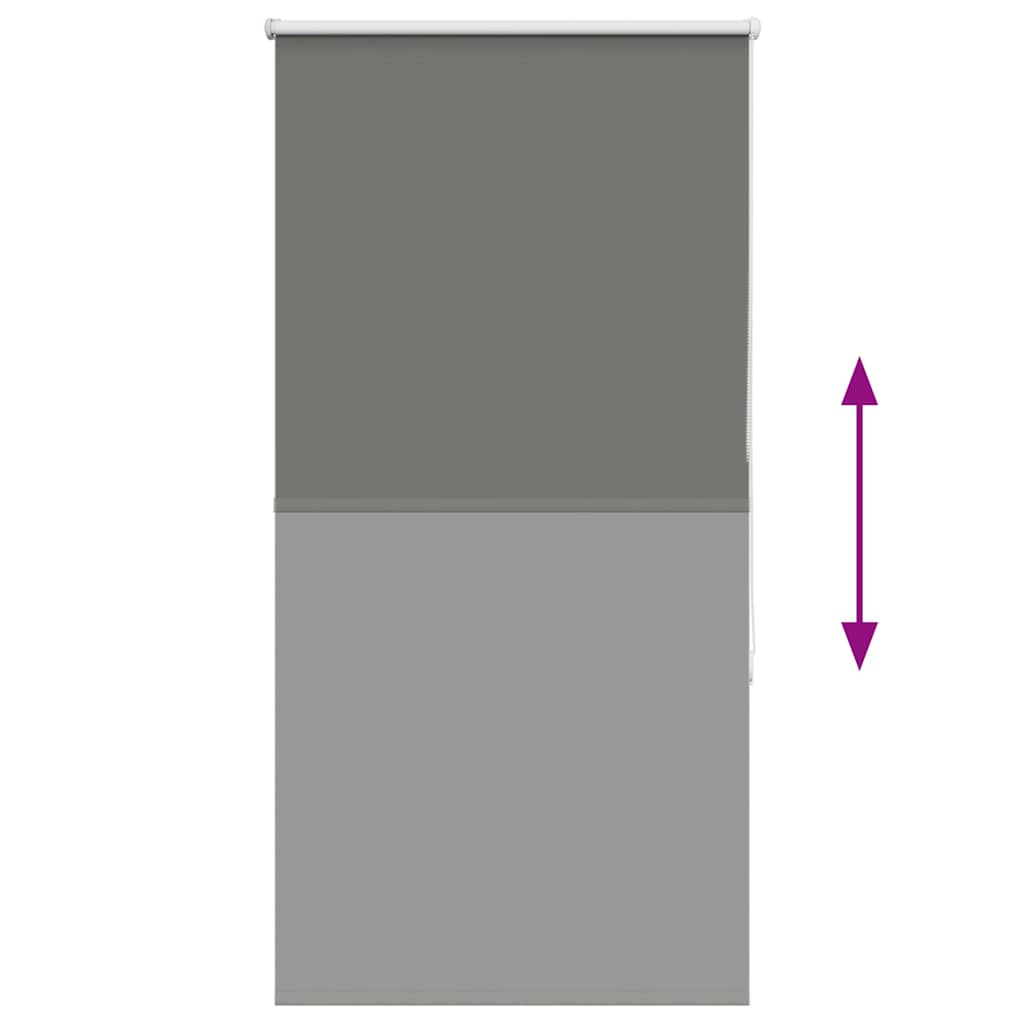 vidaXL Jaluzea cu role opace gri 65x130 cm lățime material 60,7 cm