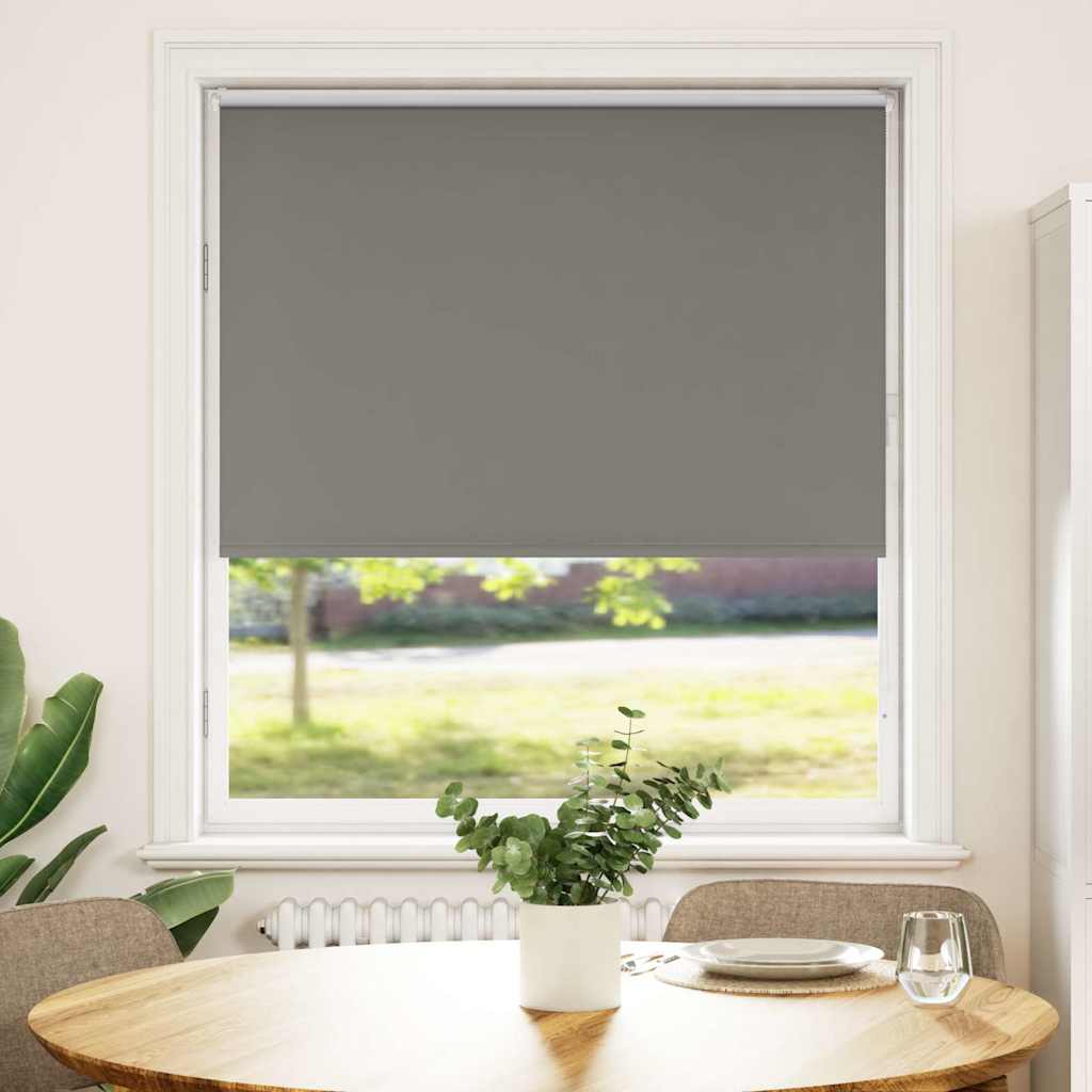 vidaXL Jaluzea cu rolă opaca gri 105x130 cm Latime material 100,7 cm