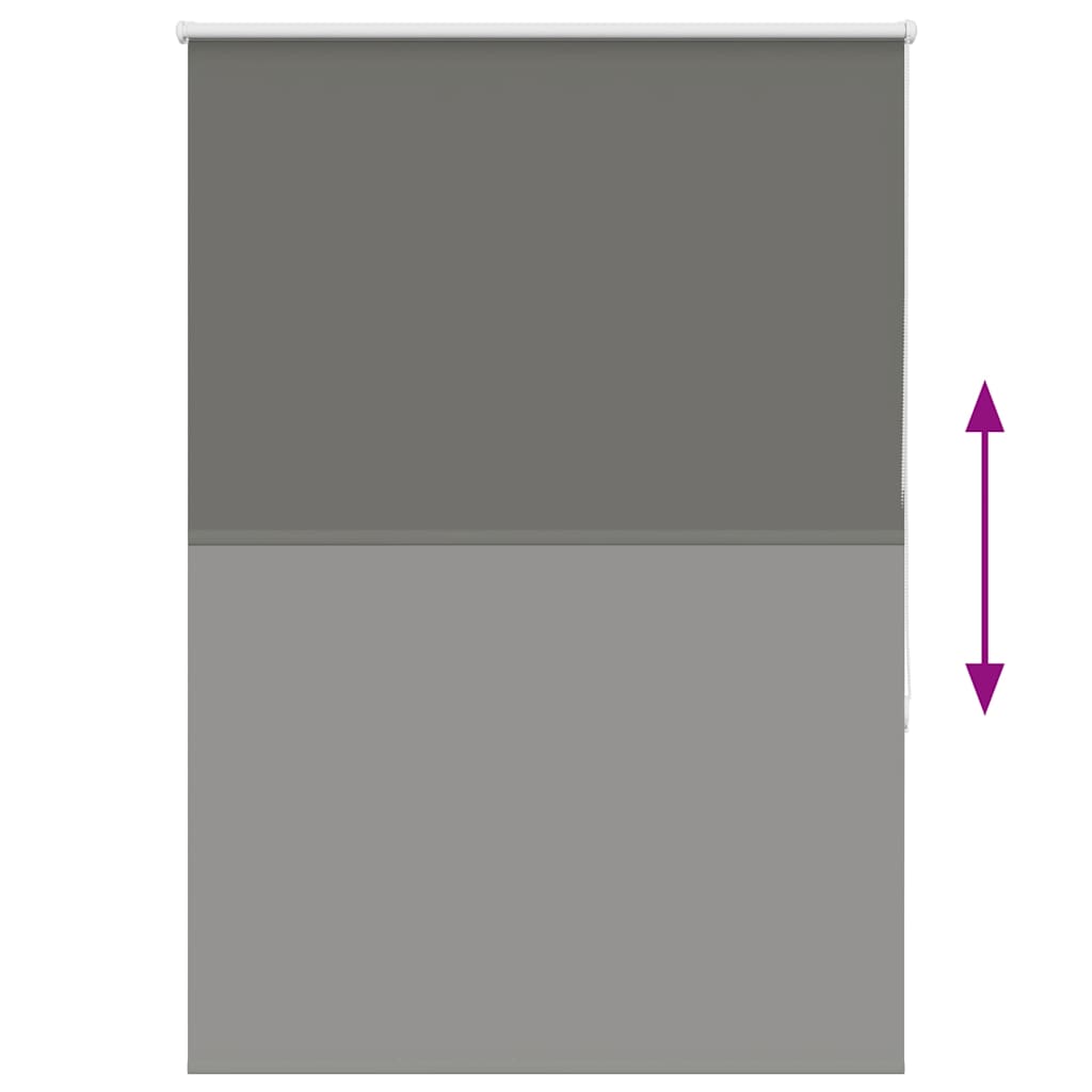 vidaXL Jaluzea cu role opace gri 115x130 cm Lățime material 110,7 cm