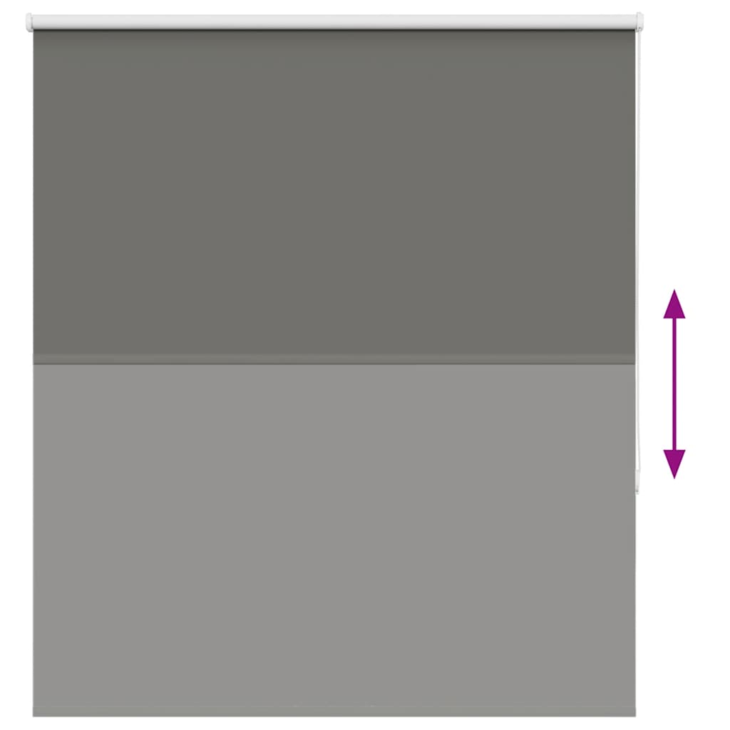 vidaXL Jaluzea cu role opace gri 125x130 cm lățime material 121,6 cm