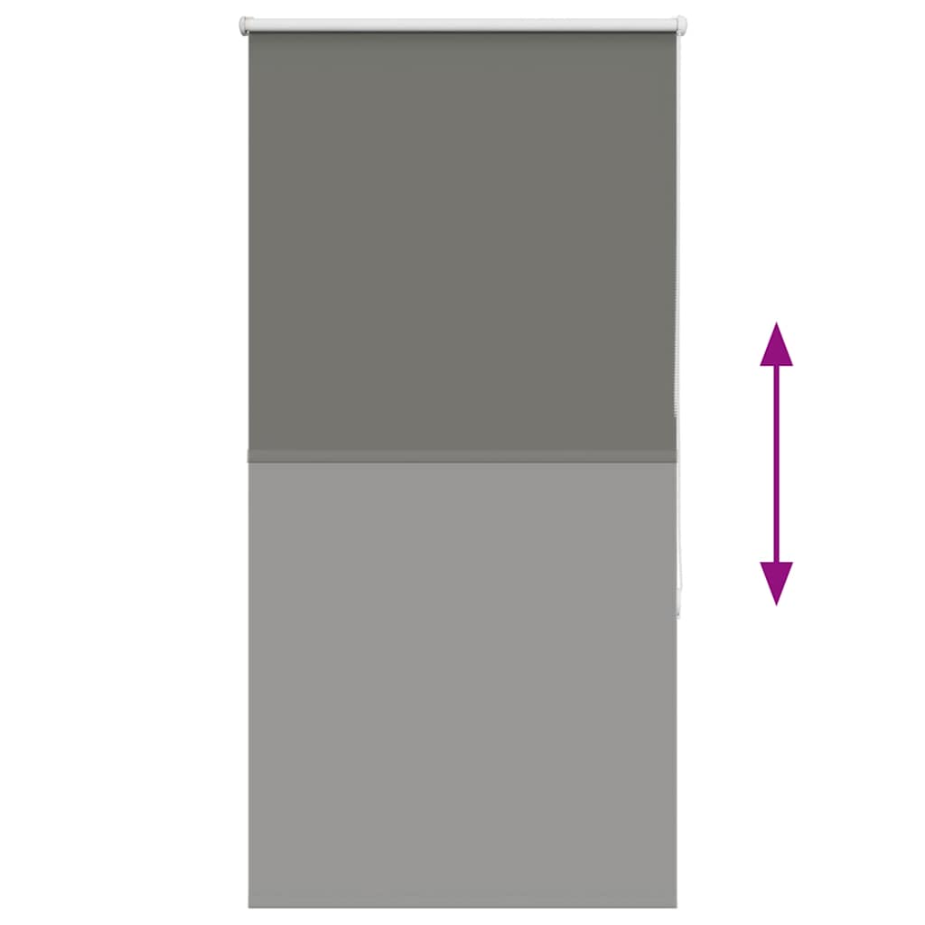 vidaXL Jaluzea cu role opace gri 80x150 cm lățime material 75,7 cm vidaXL Jaluzea cu role opace gri 80x150 cm lățime material 75,7 cm