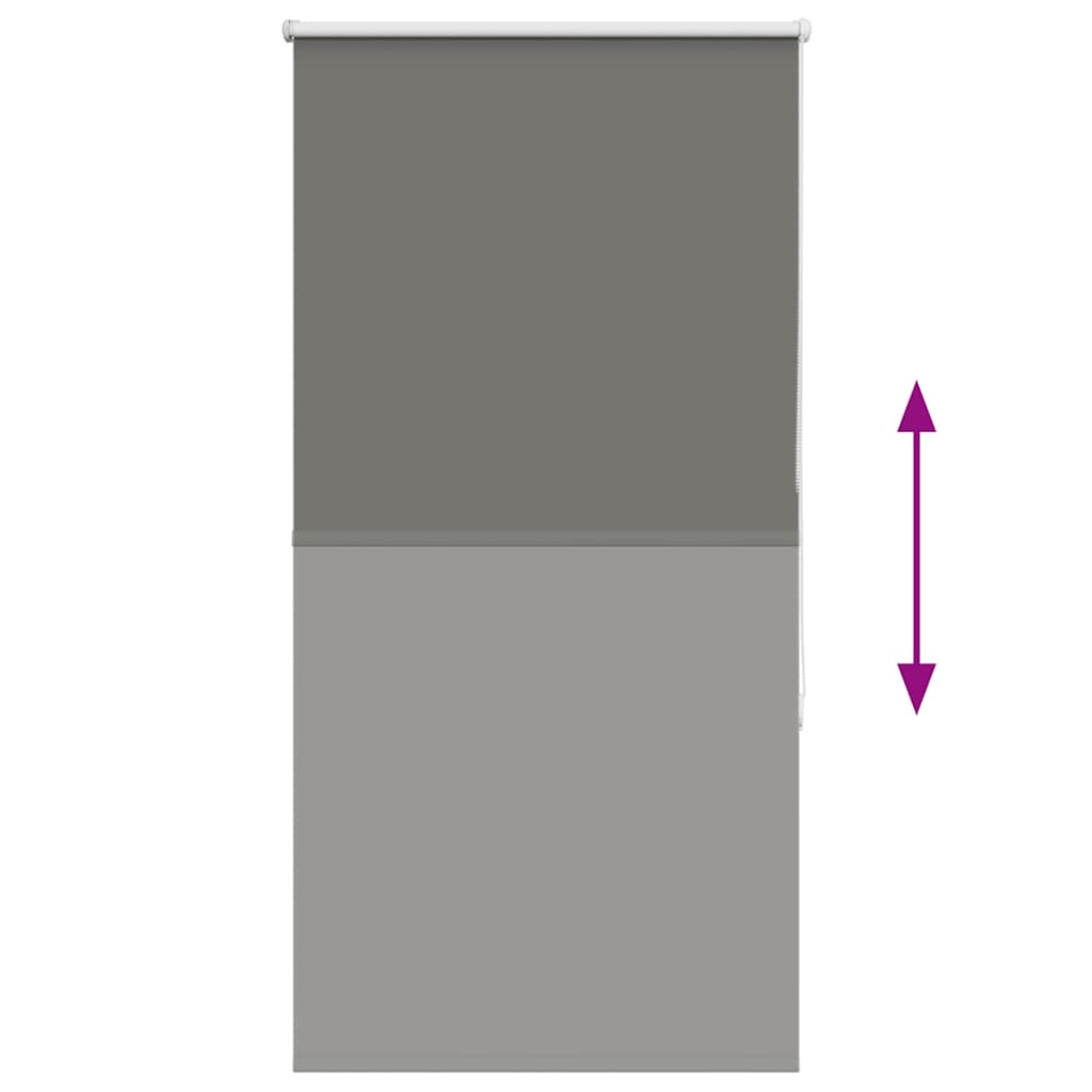 vidaXL Jaluzea cu role opace gri 85x150 cm lățime material 80,7 cm vidaXL Jaluzea cu role opace gri 85x150 cm lățime material 80,7 cm