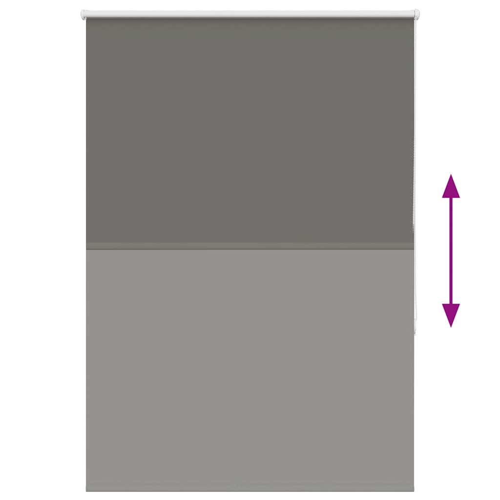 vidaXL Jaluzea cu role opace gri 115x150 cm Lățime material 110,7 cm