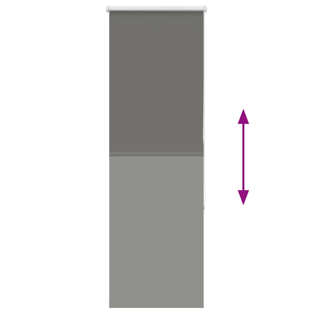 vidaXL Jaluzea cu role opace gri 55x175 cm lățime material 50,7 cm